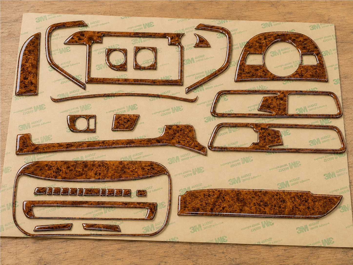 Peugeot Expert dashboard trim kit pieces